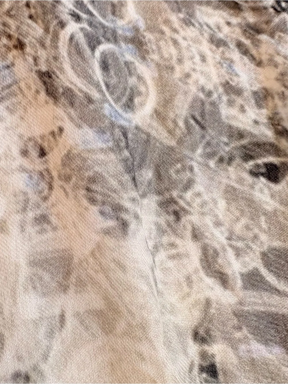 Matthew Miller Modal Cashmere Gray Blue Patterned Women's Scarf 36 x 45
